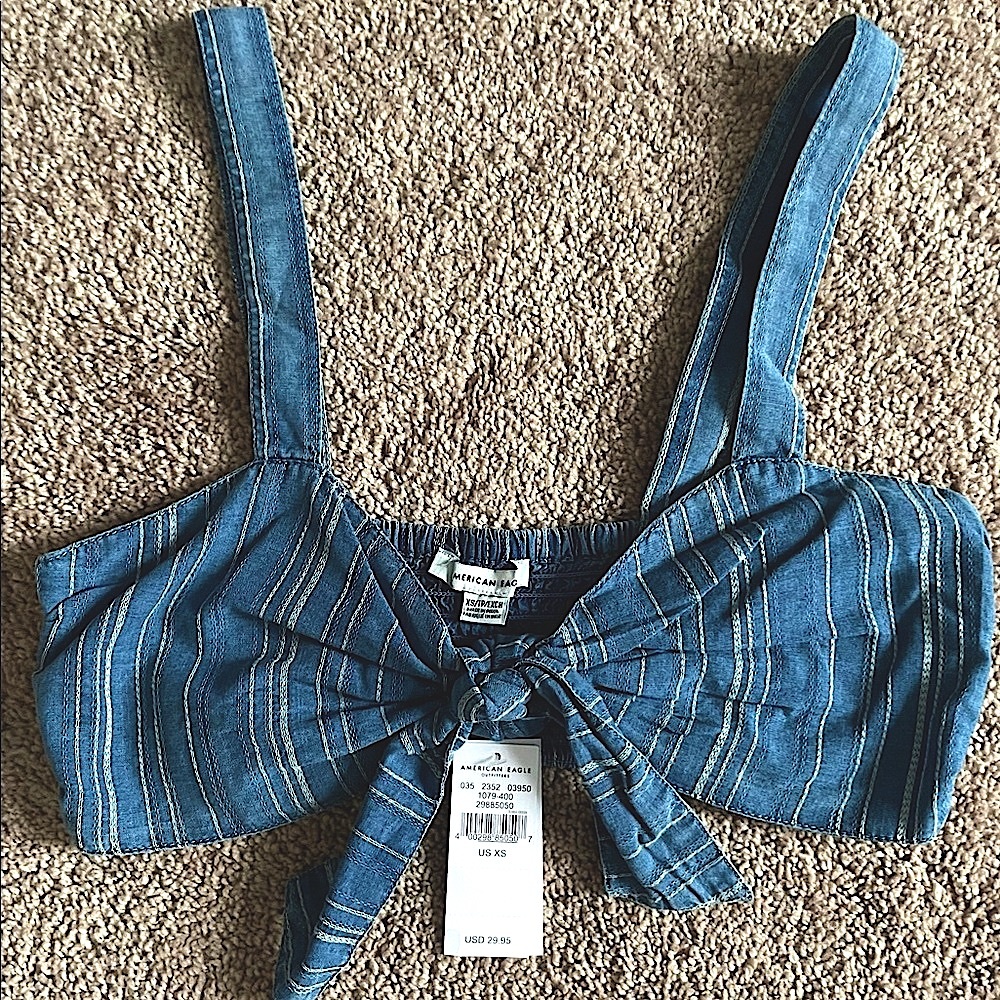 Tie Front Crop Top